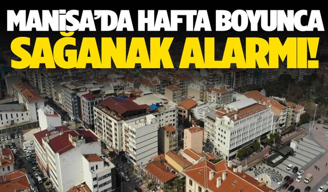Hafta sonu ve Pazartesi etkili olacak… Manisa’ya yağış geliyor!