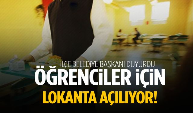 Manisa’da belediye başkanı duyurdu: Öğrenci Lokantası açılıyor!