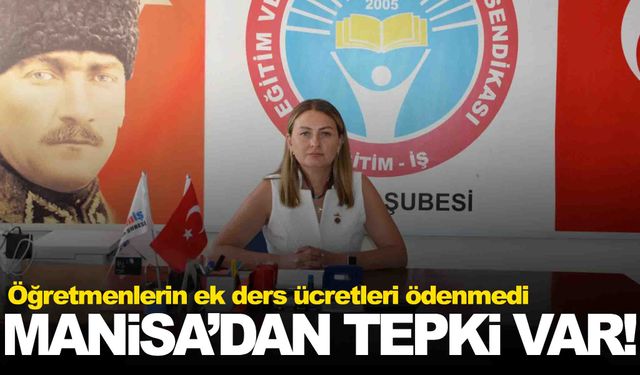 Manisa’da öğretmenler kazan kaldırdı… Ek ders ücretleri yatırılsın!