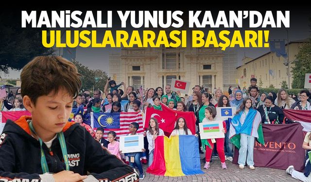 Manisalı Öğrenci Yunus Kaan Yılmaz Dünya Altıncısı Oldu
