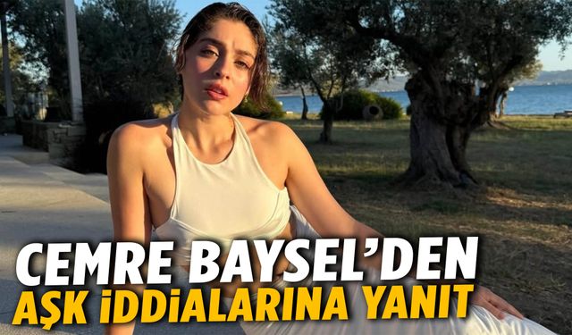 Manisalı Oyuncu Aytaç Şaşmaz’la yollarını ayırmıştı! Cemre Baysel’den aşk iddialarına yanıt