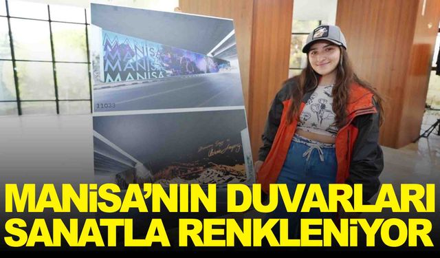 Manisa’nın duvarları sanatla renkleniyor