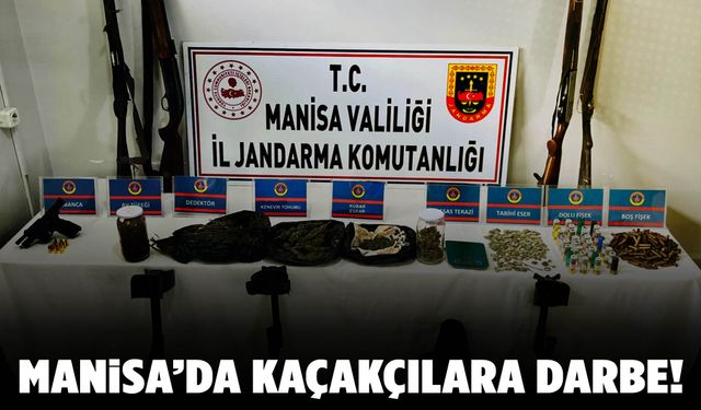 Manisa’da tarihi eser kaçakçılarına darbe!