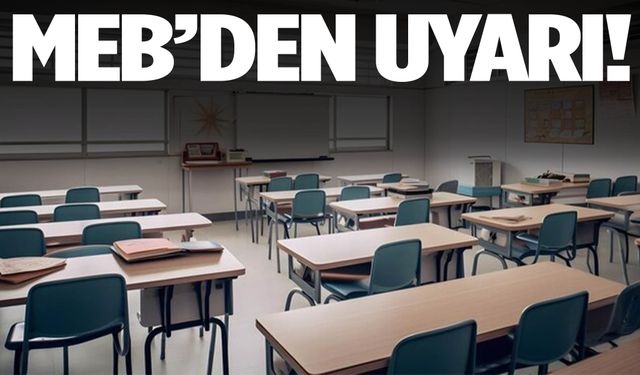 MEB’den özel okullara uyarı!