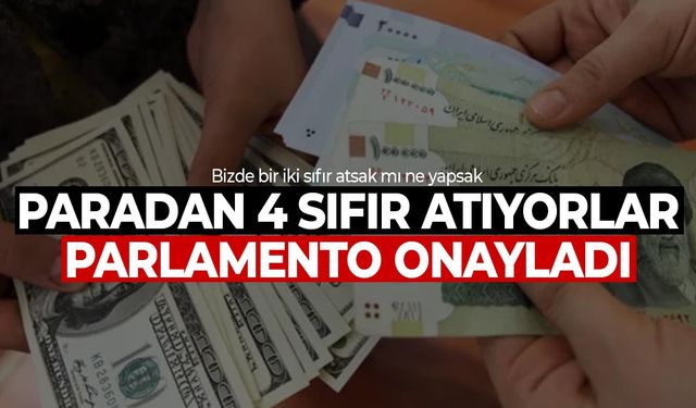 Paradan 4 sıfır atıyorlar! Parlamento onayladı