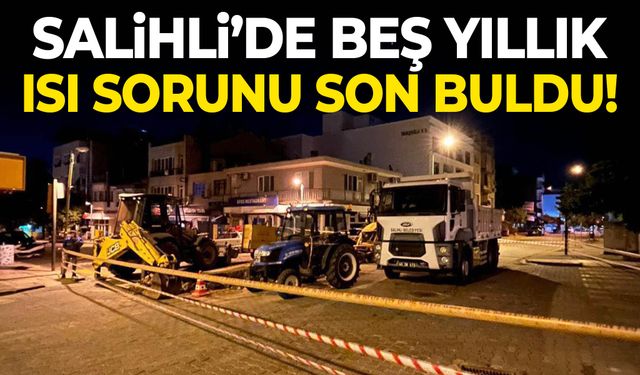 Salihli’de gizli kaçak 3 metre derinde bulundu!