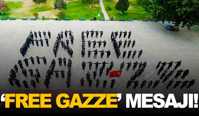 Salihli’de öğrencilerden anlamlı mesaj: “Free Gazze” koreografisiyle Filistin’e destek