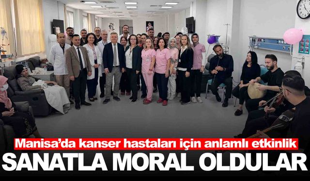 Sanatla Umuda Dokunuş etkinliği, onkoloji hastalarına moral oldu