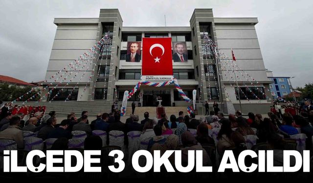 Manisa Sarıgöl’de üç yeni okul hizmete girdi