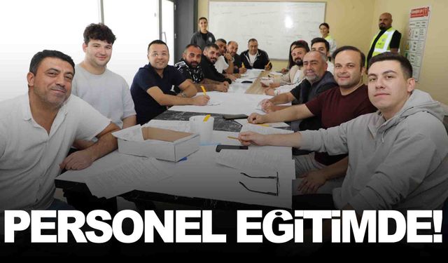 Şehzadeler Belediyesi’nden personele iş güvenliği eğitimi