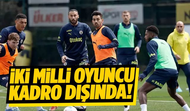 Fenerbahçe’de şok karar: İrfan Can ve Cenk Tosun kadro dışı!