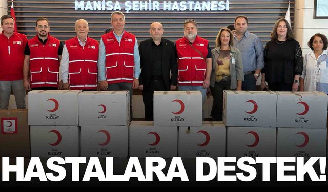 Türk Kızılay’dan hastalara kıyafet desteği
