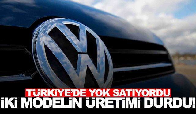 Volkswagen iki modelin üretimini durduruyor