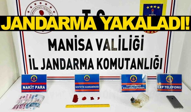 Üzüm bağına saklansa da fayda etmedi… Manisa jandarması enseledi!