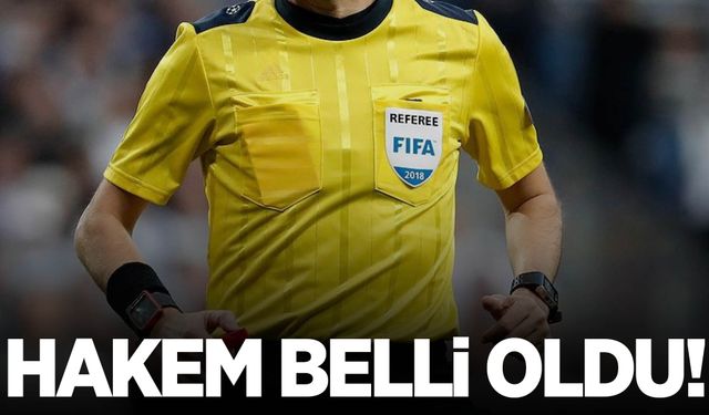 İspanya Türkiye maçının hakemi belli oldu