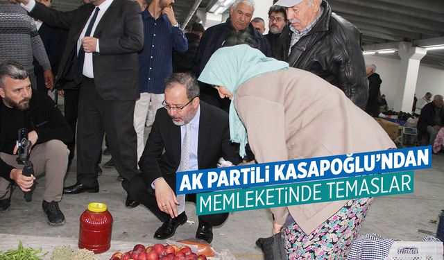 AK Partili Kasapoğlu'ndan memleketinde temaslar