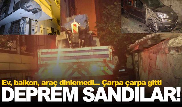 Alkollü olduğu iddia edilen vinç sürücüsü dehşet saçtı