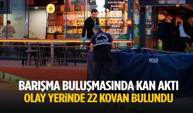 Barışma buluşmasında kan aktı!
