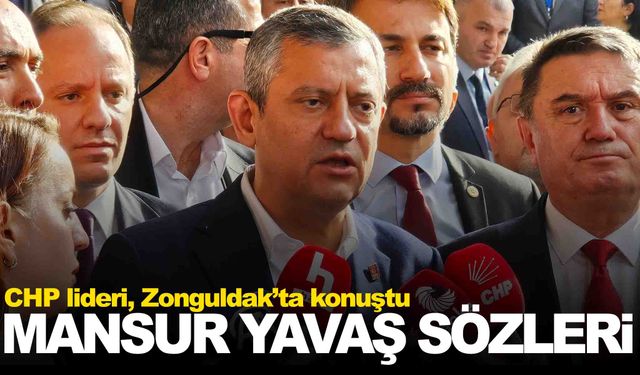 CHP lideri Özel: “Mansur Yavaş’ı tartıştırmak için yapılan bir hamle”