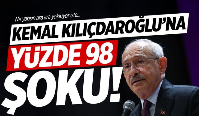 "CHP arınmalıdır" diyen Kemal Kılıçdaroğlu'na yüzde 98 şoku!