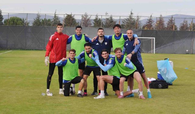 Somaspor, Kırklarelispor deplasmanı öncesi hazırlıklarını sürdürüyor