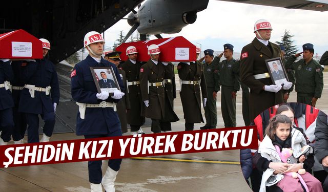 Daha 8 yaşında… Amasya'da şehidin kızı yürek burktu!