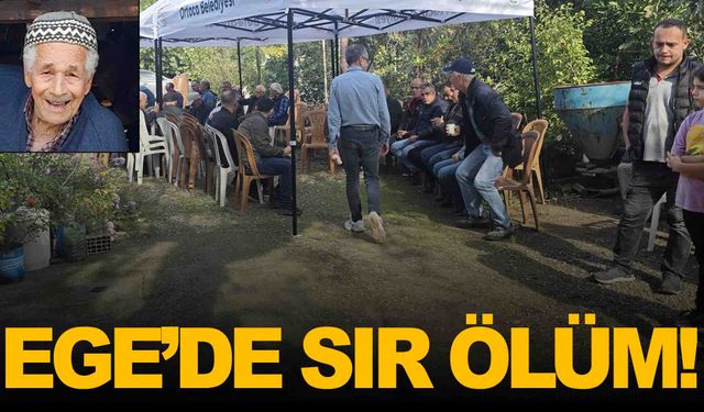 Ege’de sır ölüm... 86 yaşındaki adam silahla vurulmuş halde bulundu!