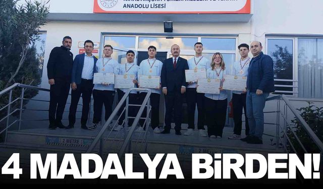 GastroAntalya’ya Manisa damgası... Öğrenciler 4 madalya ile döndü