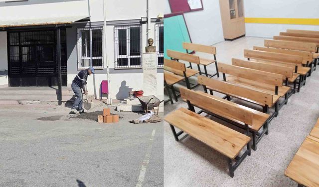 Dr. Ömer Faruk Meriç Ortaokulu yenilendi