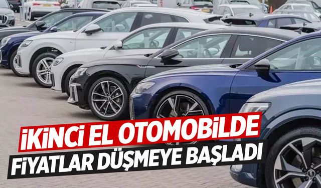 İkinci el otomobilde fiyatlar düşüyor!