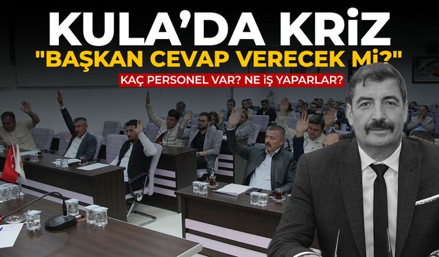 Kula'da kriz! Başkan cevap verecek mi?