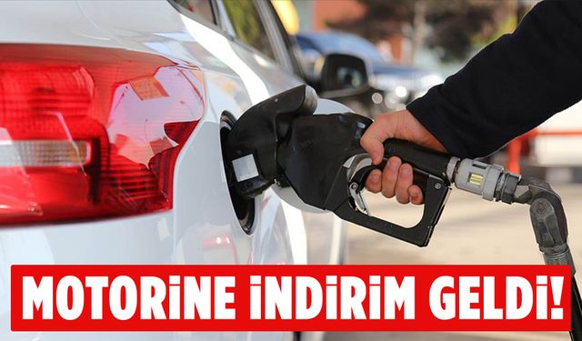 Araç sahiplerine müjde! Motorine indirim geldi…