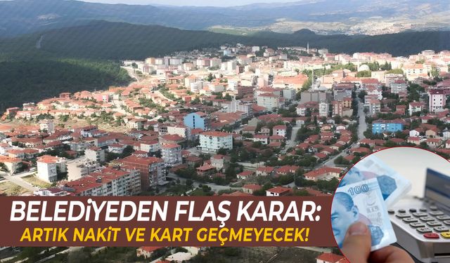 Manisa’da belediyeden flaş karar: Artık nakit ve kart geçmeyecek…