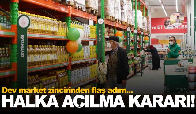 Manisa’da da şubeleri var... Dev market zinciri halka açılıyor