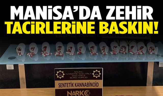Manisa’da narkotik darbesi! 14 kişi cezaevine gönderildi!