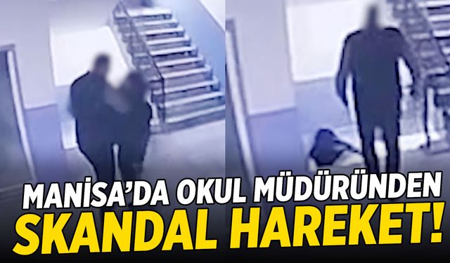 Manisa’da okul müdürü otizmli öğrenciyi merdivene itti!
