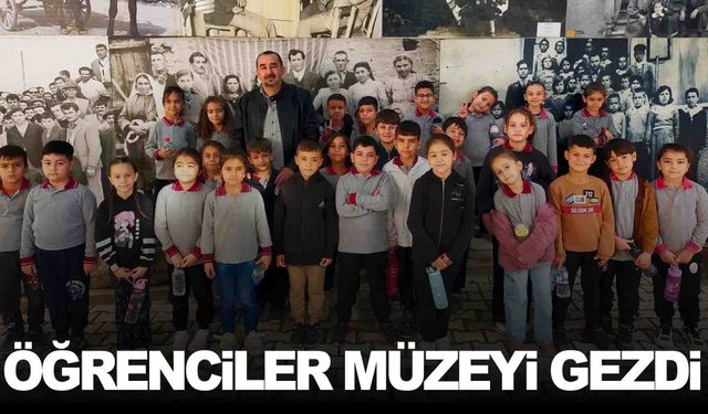 Minik öğrencilerden Sarıgöl Etnografya Müzesi’ne keyifli ziyaret