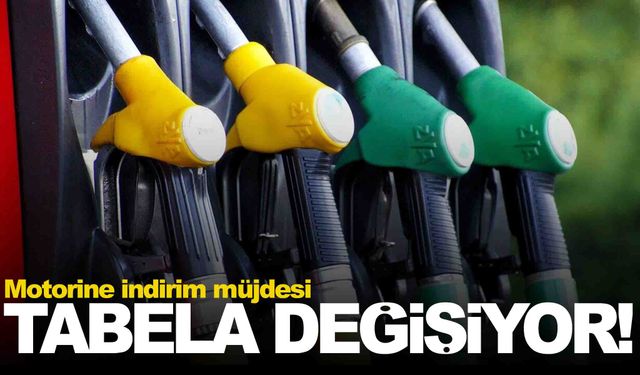 Motorine indirim müjdesi... Litre fiyatı 2,44 TL düşüyor... Bu gece tabela değişecek
