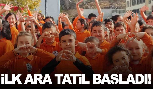 Okullarda ilk ara tatil başladı… Milyonlarca öğrenci 1 haftalık tatile çıktı