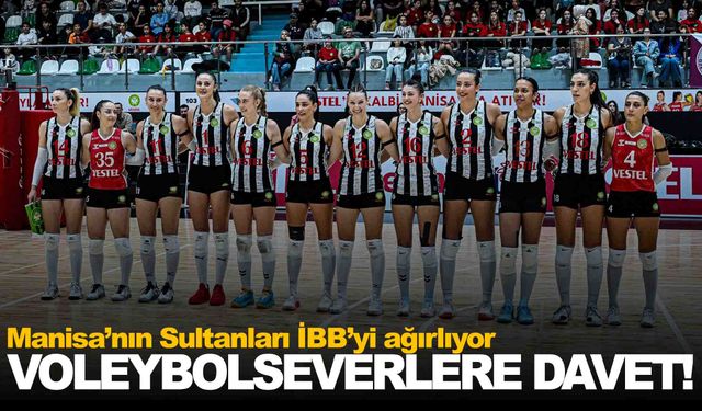 Manisa’nın Sultanları İBB maçına hazır… Voleybolseverlere davet!