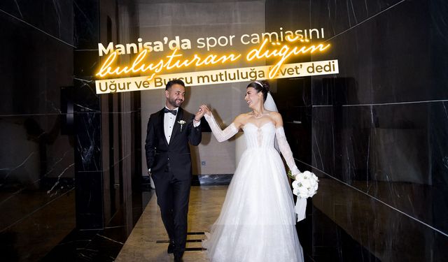 Uğur ve Burcu hayatlarını birleştirdi