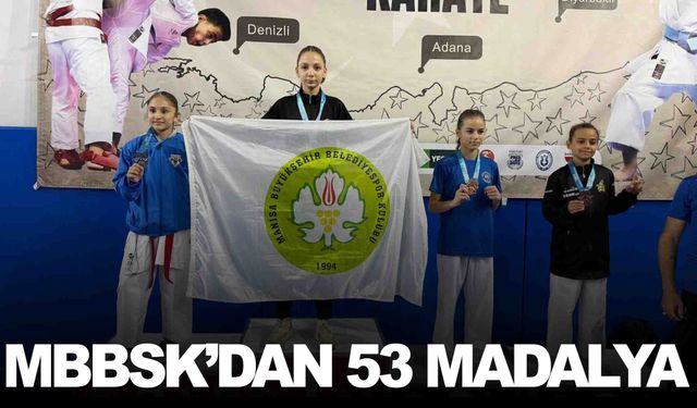 Yıldızlar Ligi’nde Manisa BBSK rüzgarı... 53 madalya kazandılar!