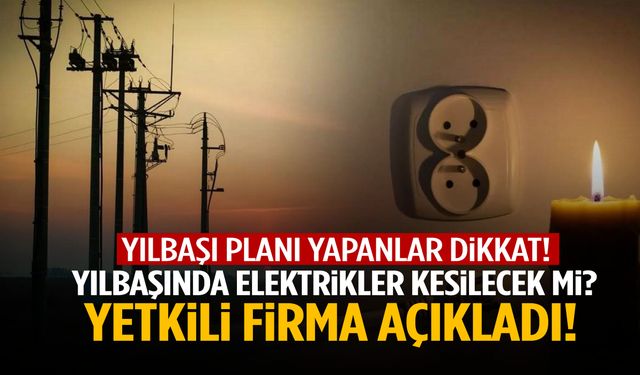 Manisa’da yılbaşında kesinti olacak mı? Yetkili firma açıkladı!