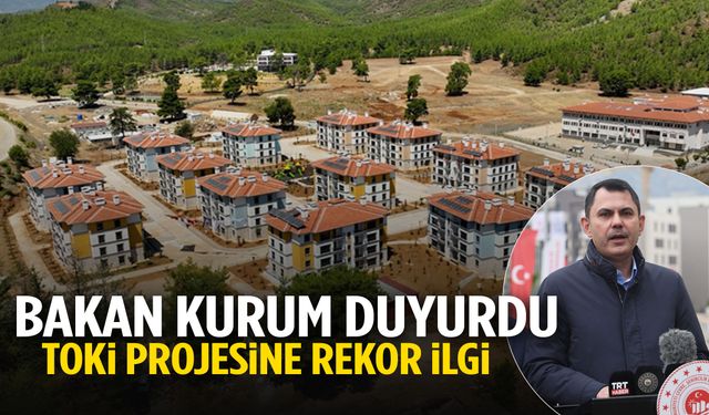 500 bin sosyal konut projesine rekor başvuru