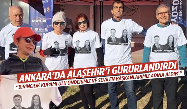 68 yaşında zirvede! Ankara’da Alaşehir’i gururlandırdı