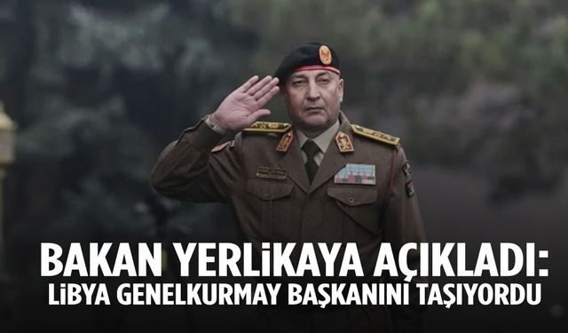 Ankara’da özel bir jetle bağlantı koptu… İçinde Libya Genelkurmay Başkanı var!