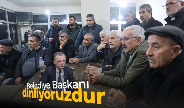 Başkan Balaban Spil Mahallesi sakinleriyle buluştu