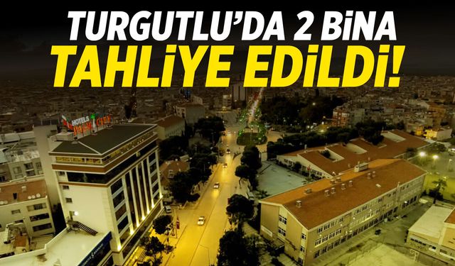 Çatlaklar oluştu... Manisa'da 2 bina tahliye edildi!