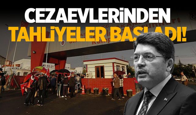 Cezaevlerinden tahliyeler başladı