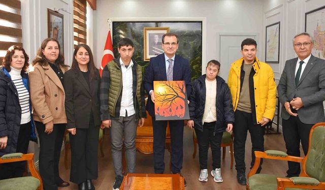 Kaymakam Ali Güldoğan’dan özel eğitim öğrencilerine anlamlı buluşma